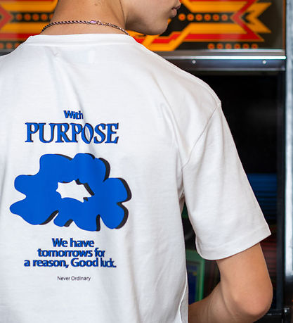 Hound T-shirt - Off White m. Print