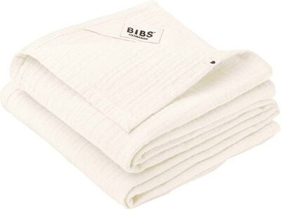 BIBS Koseklut Musselin 2-pack, Ivory
