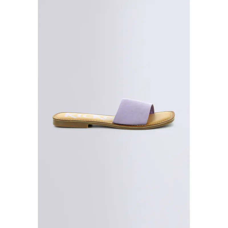 KICK GIPSI VIOLET MULES Cuir Femme