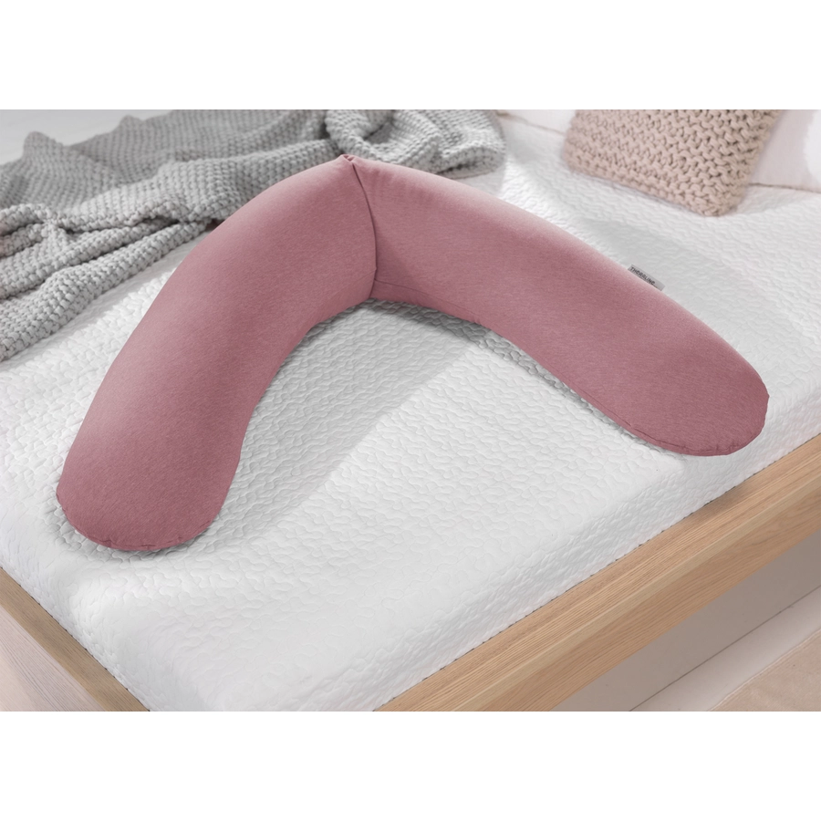 THERALINE Das Original Stillkissen inkl. Bezug Melange rosenholzBambus-Kollektion
