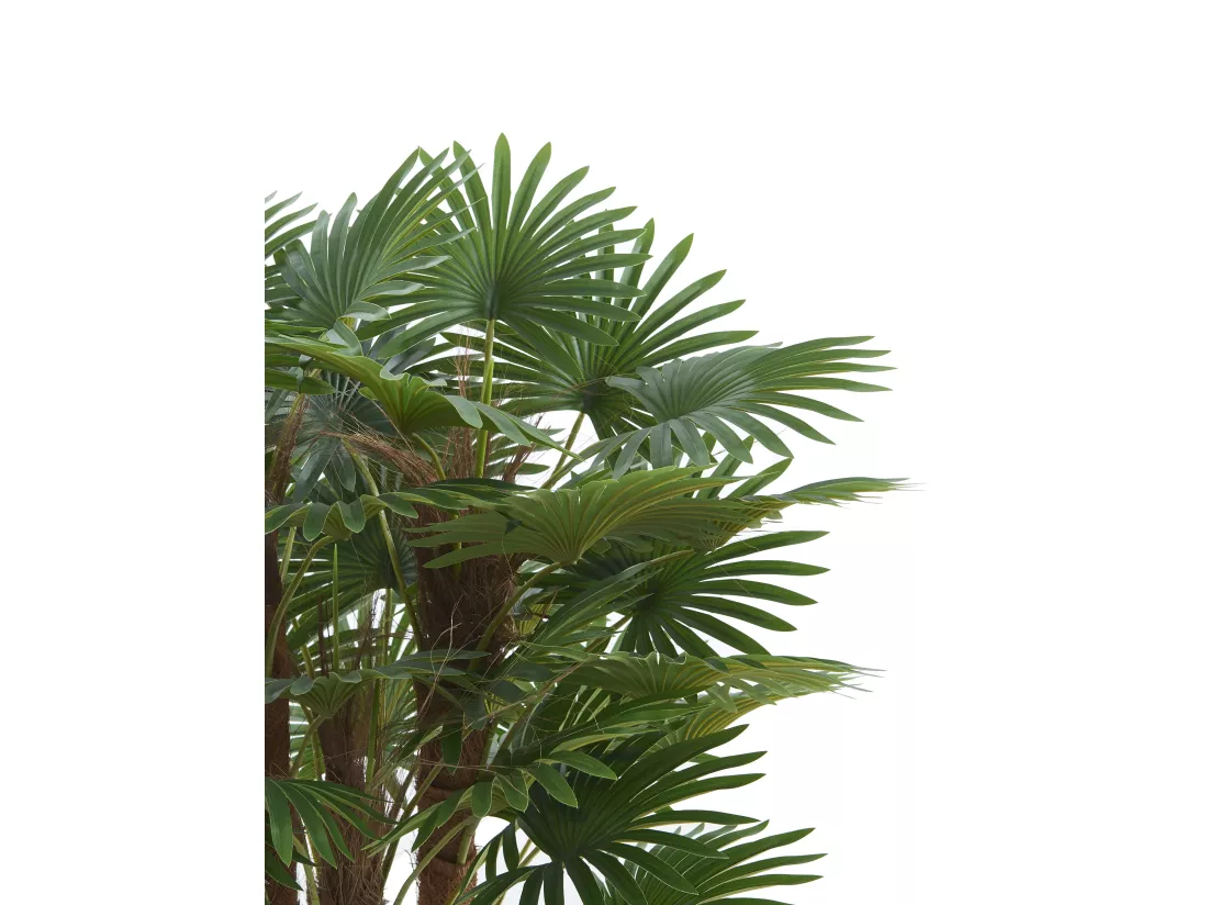 Arbre artificiel palmier - H.93 cm - Vert - RHAPIS