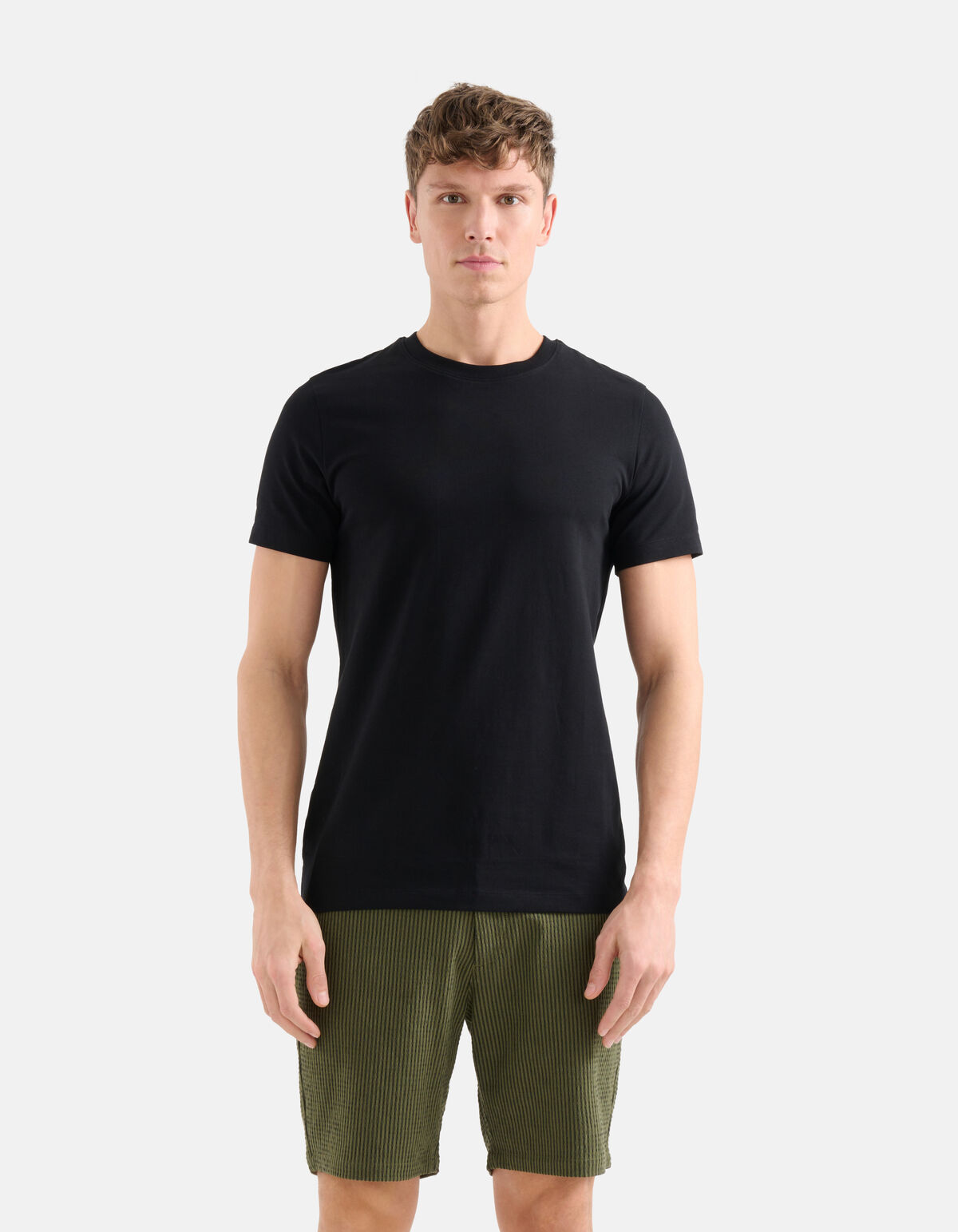 Basis T-shirt Zwart