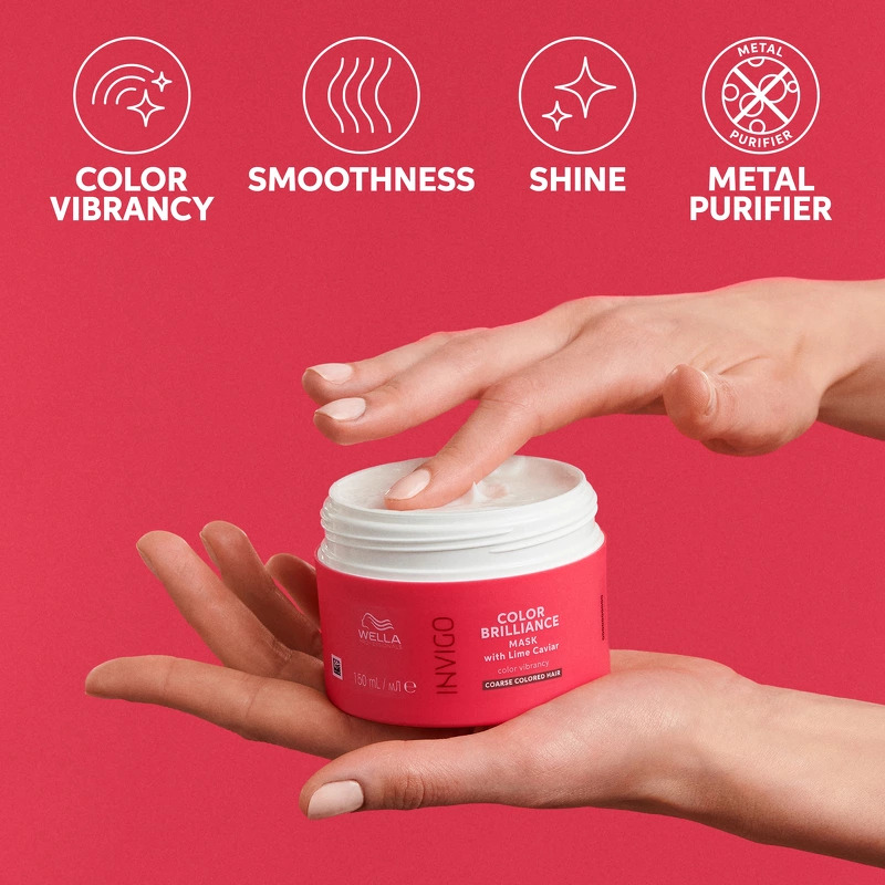 Wella Professionals Invigo Color Brilliance Vibrant Color Mask For Thick Hair 150 ml
