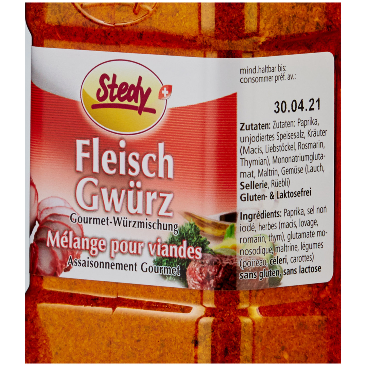 Stedy Fleisch Gwürz gemahlen