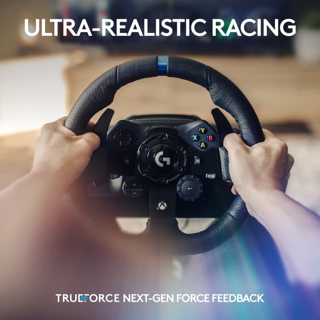 Logitech G923 Xbox racerrat og pedaler