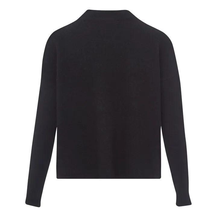Sessùn Pull Oversize Kunlun Laine et Alpaga | Noir