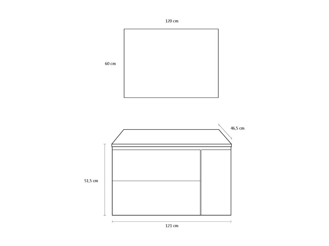 Ensemble salle de bain 4 pièces NETTUNO pin arctique