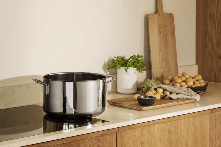 Eva Trio Stainless Steel Gryde 9 l 28 cm Polished steel