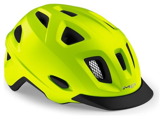 Casque Urban Met Mobilite Mat Jaune Neon