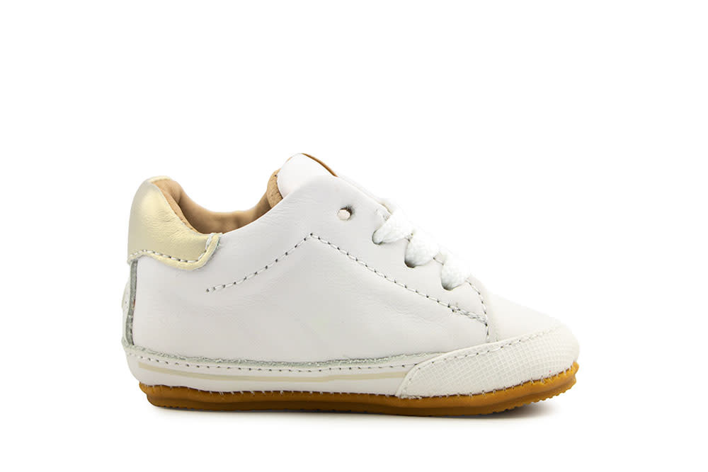 Shoesme Babyproof Sneaker White Gold
