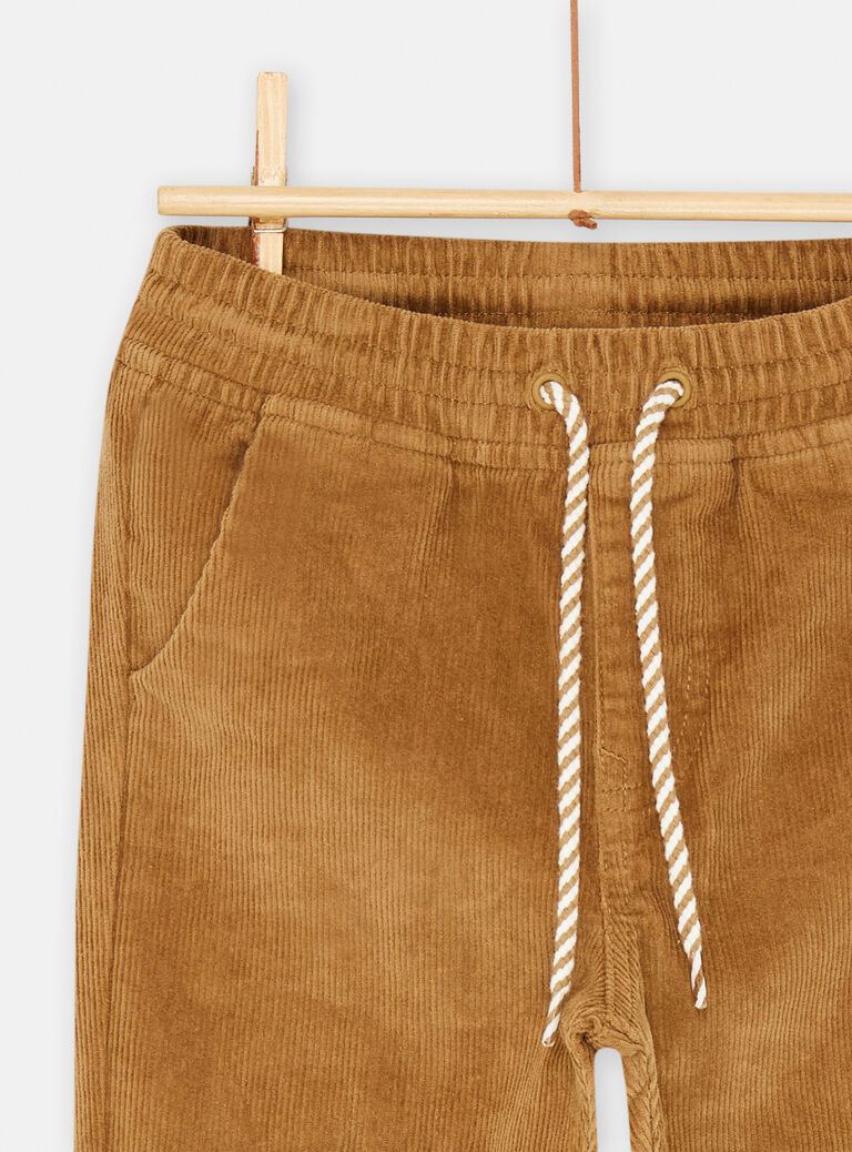 Pantalon noix uni pour garçon