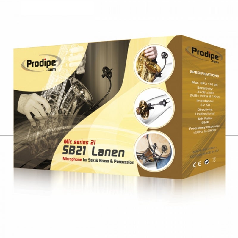 Prodipe SB21 Lanen microfoon voor sax, koper en percussie
