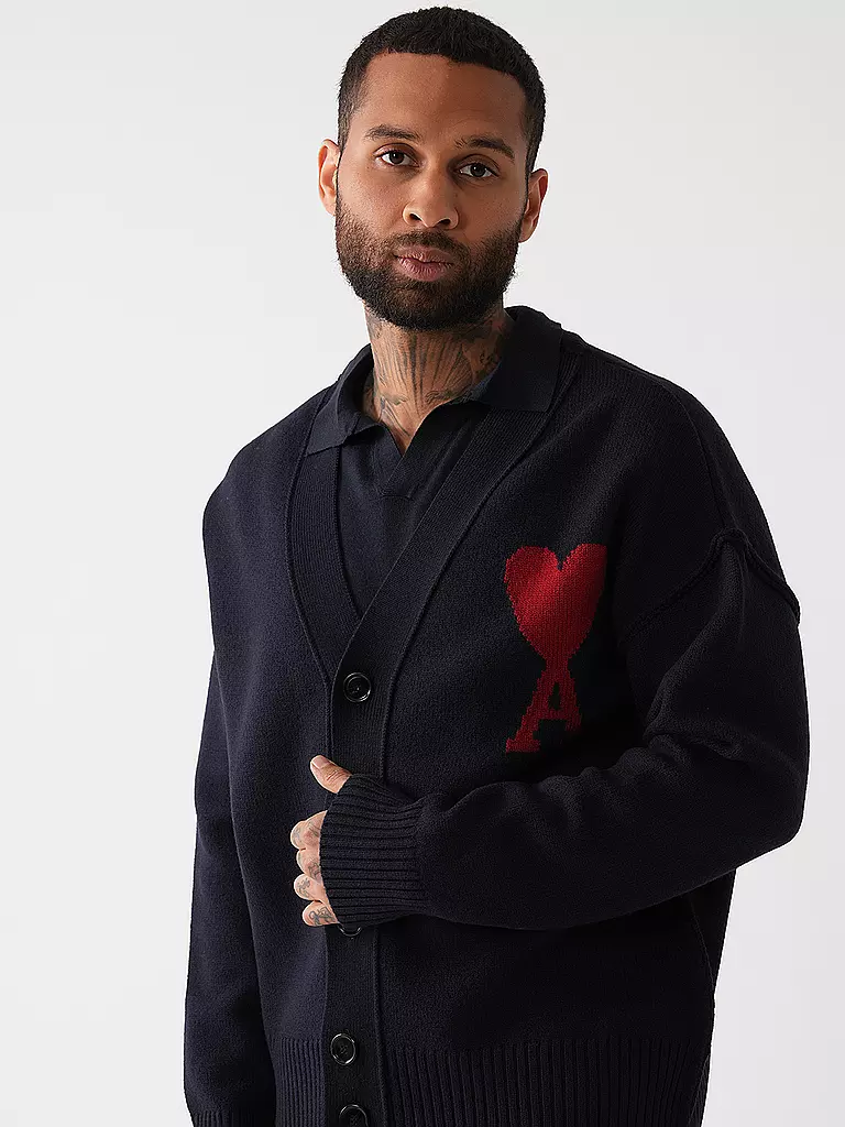 AMI PARIS Cardigan  blau