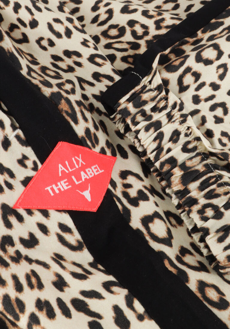ALIX MINI bruine alix mini pantalon woven leopard pants