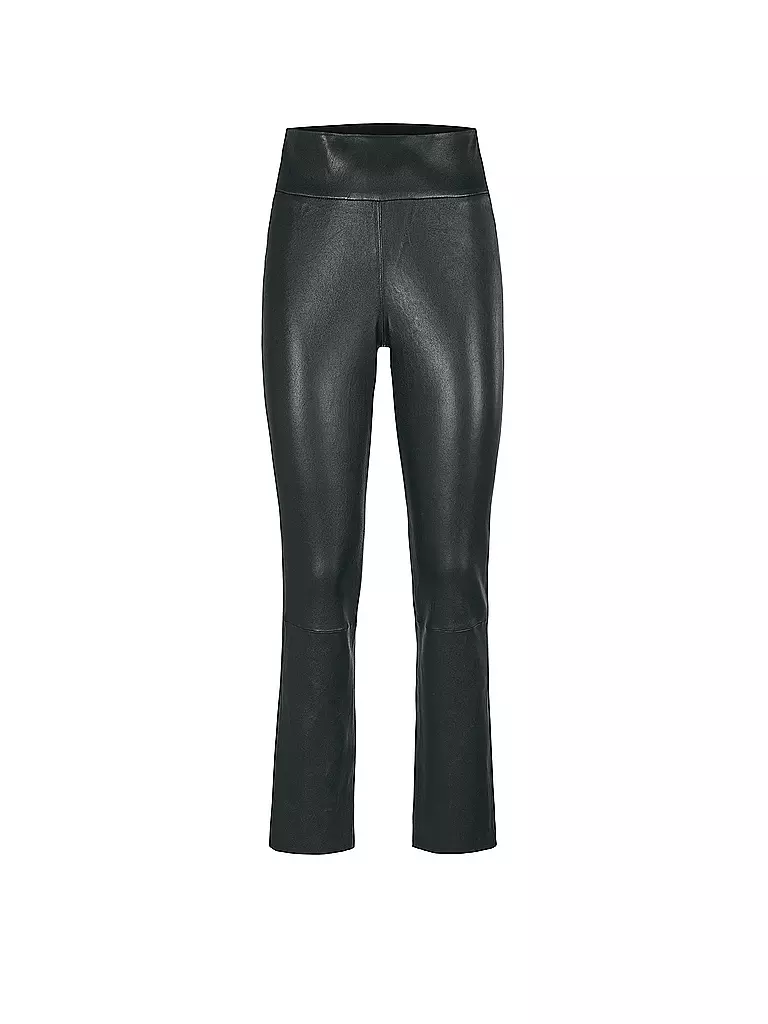 RIANI Lederhose schwarz