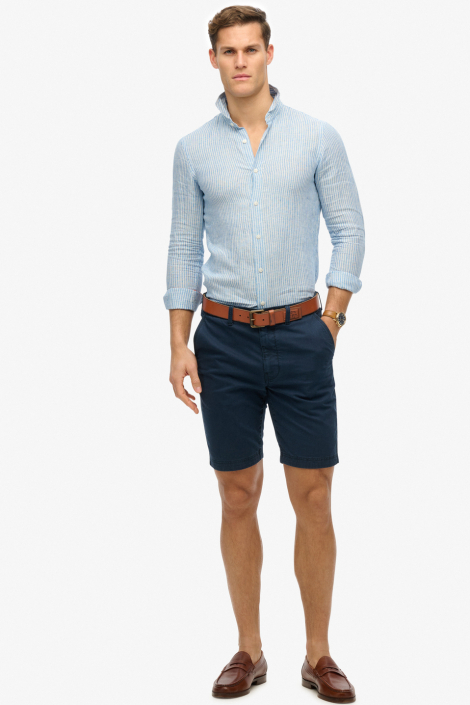 Superdry blauwe heren overhemd