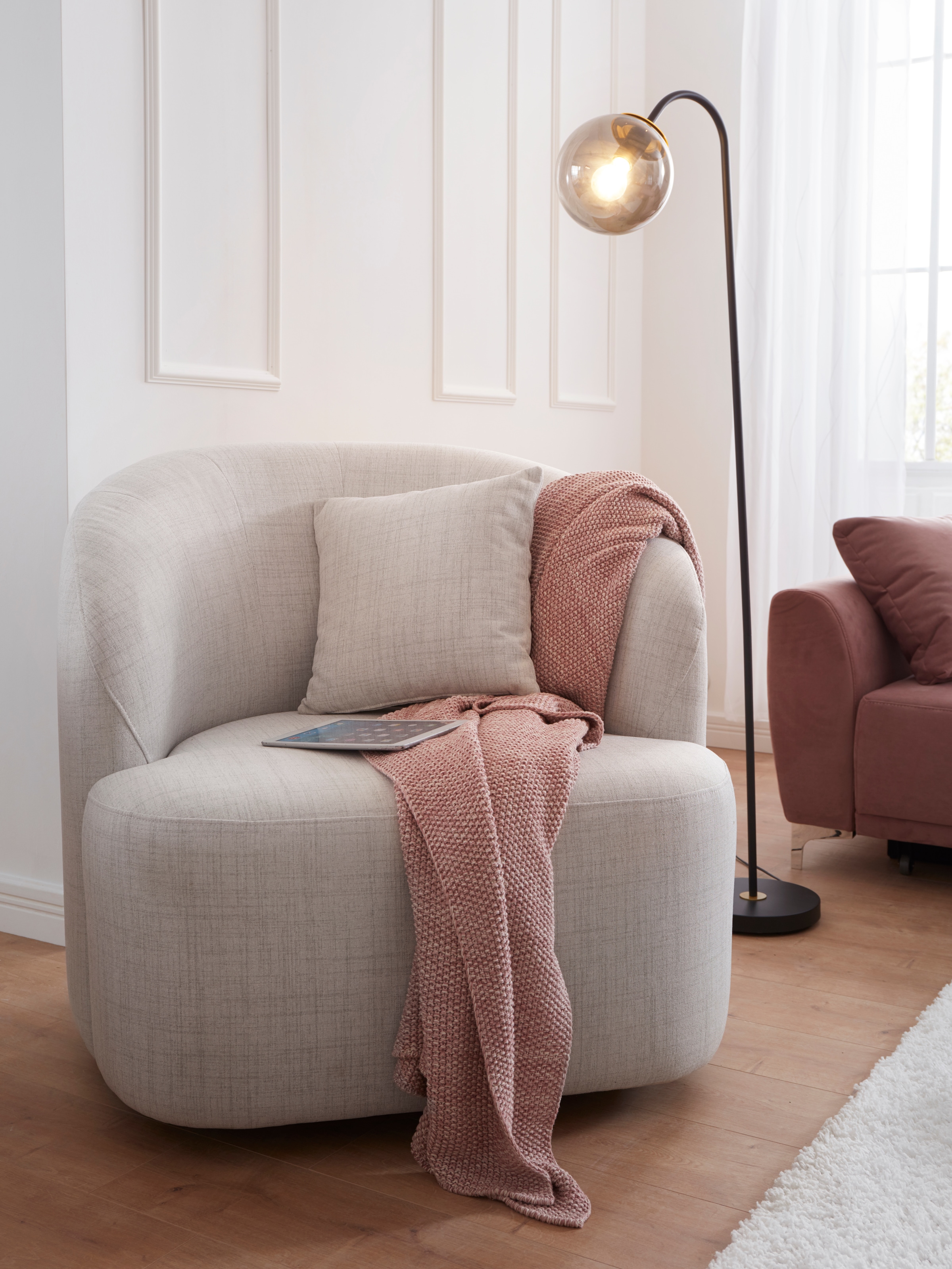SCHÖNER WOHNEN-Kollektion Wohndecke »Melange« Strickdecke mit Melange-Effekt, Kuscheldecke