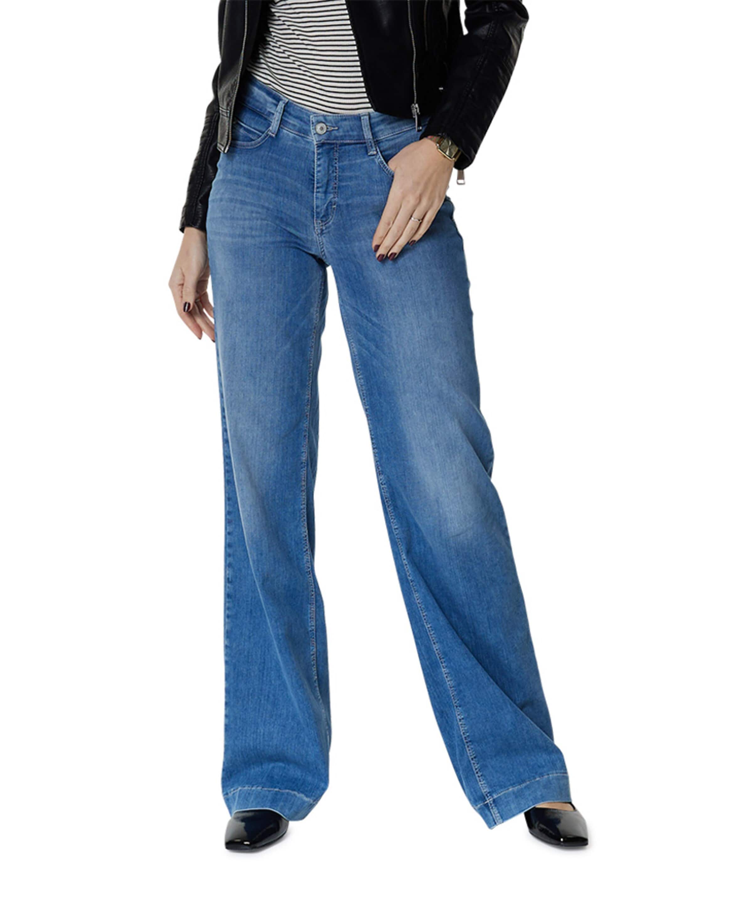 MAC DREAM WIDE dames broek blauw