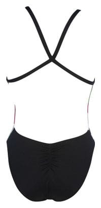 Maillot de Bain une pièce Femme ARENA Crazy Milkshake X Criss Cross Noir Turquoise
