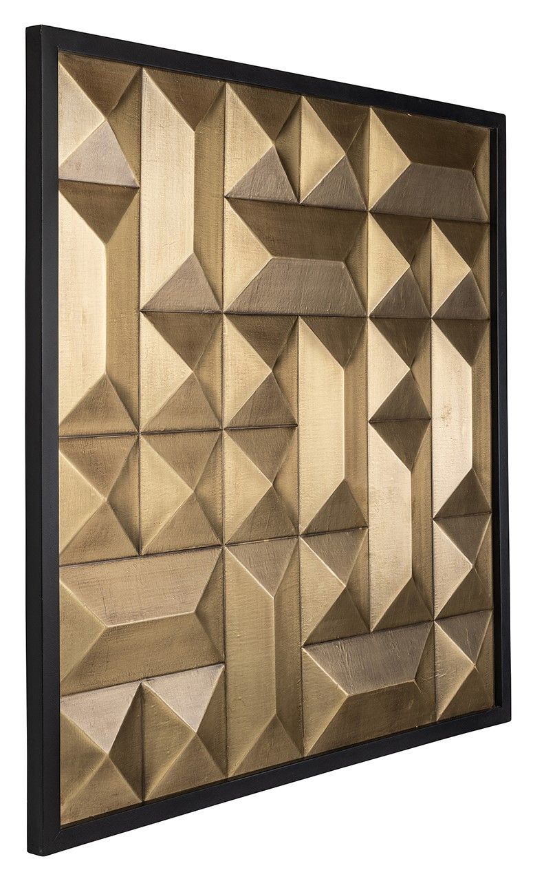 Wanddecoratie WA-0015 Tetro B93.5 x D3 x H93.5 cm