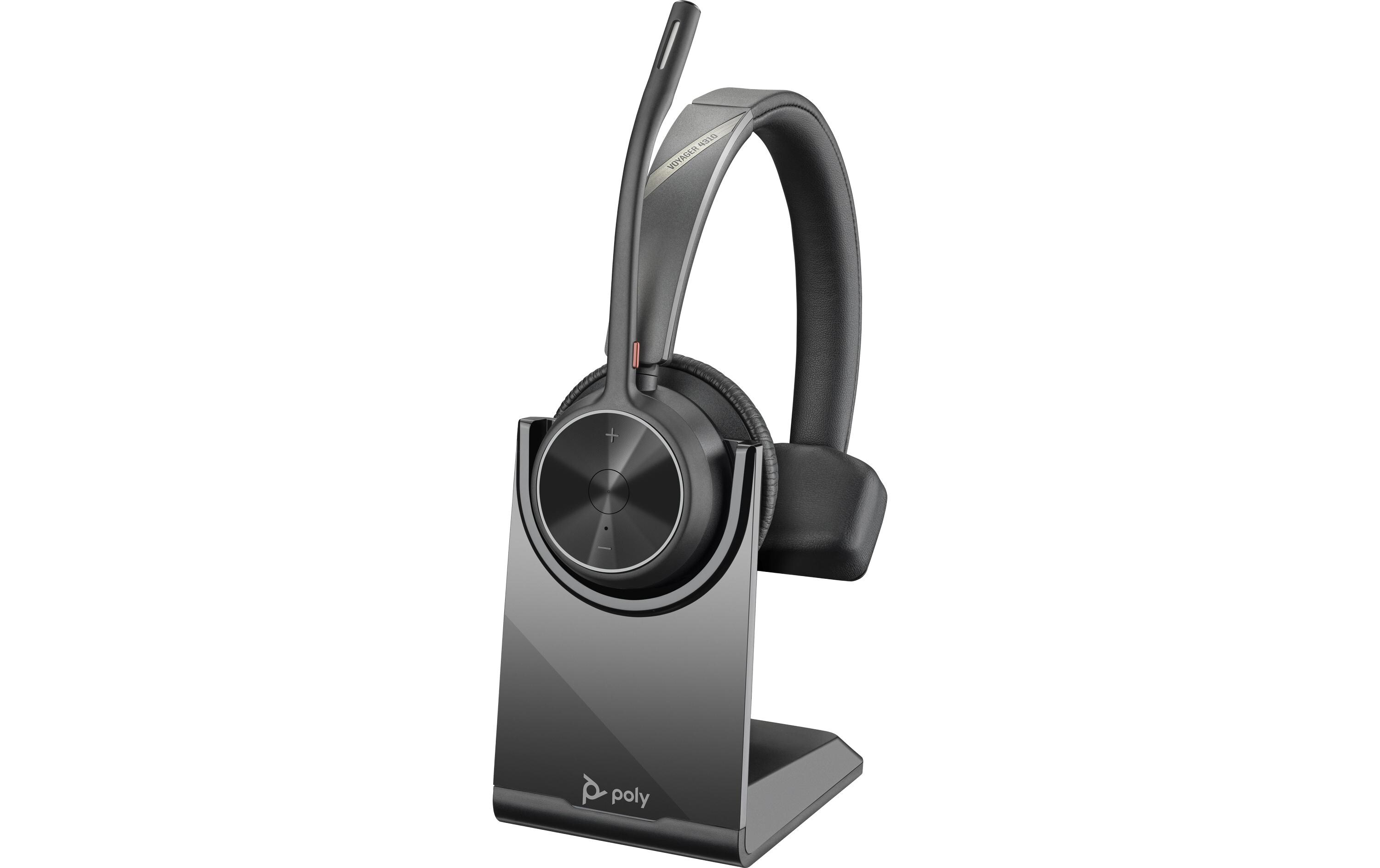Headset Poly Voyager 4310 UC Mono USB-C, ohne Ladestation<br>Poly Voyager Bluethootbüro-Headsets