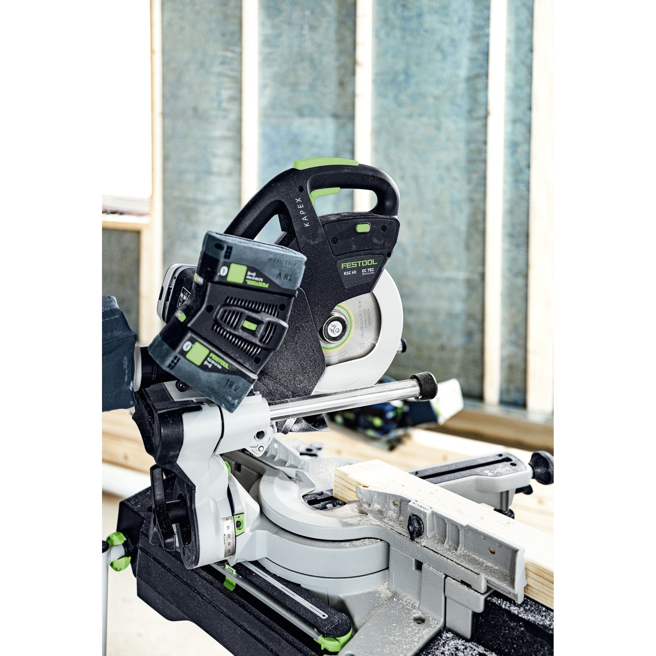 Festool KSC 60 EB-Basic Accu Afkortzaag KAPEX 216mm 18V Basic Body - 577775
