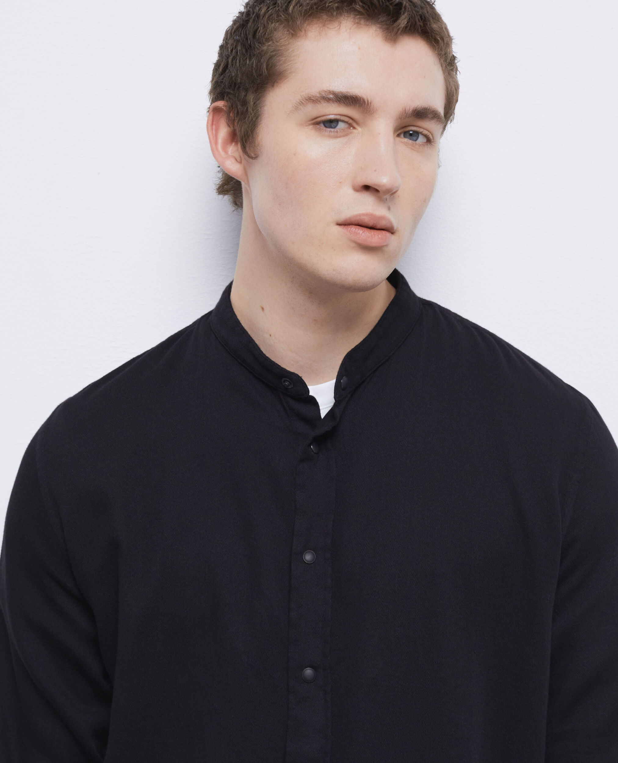 Chemise casual noire