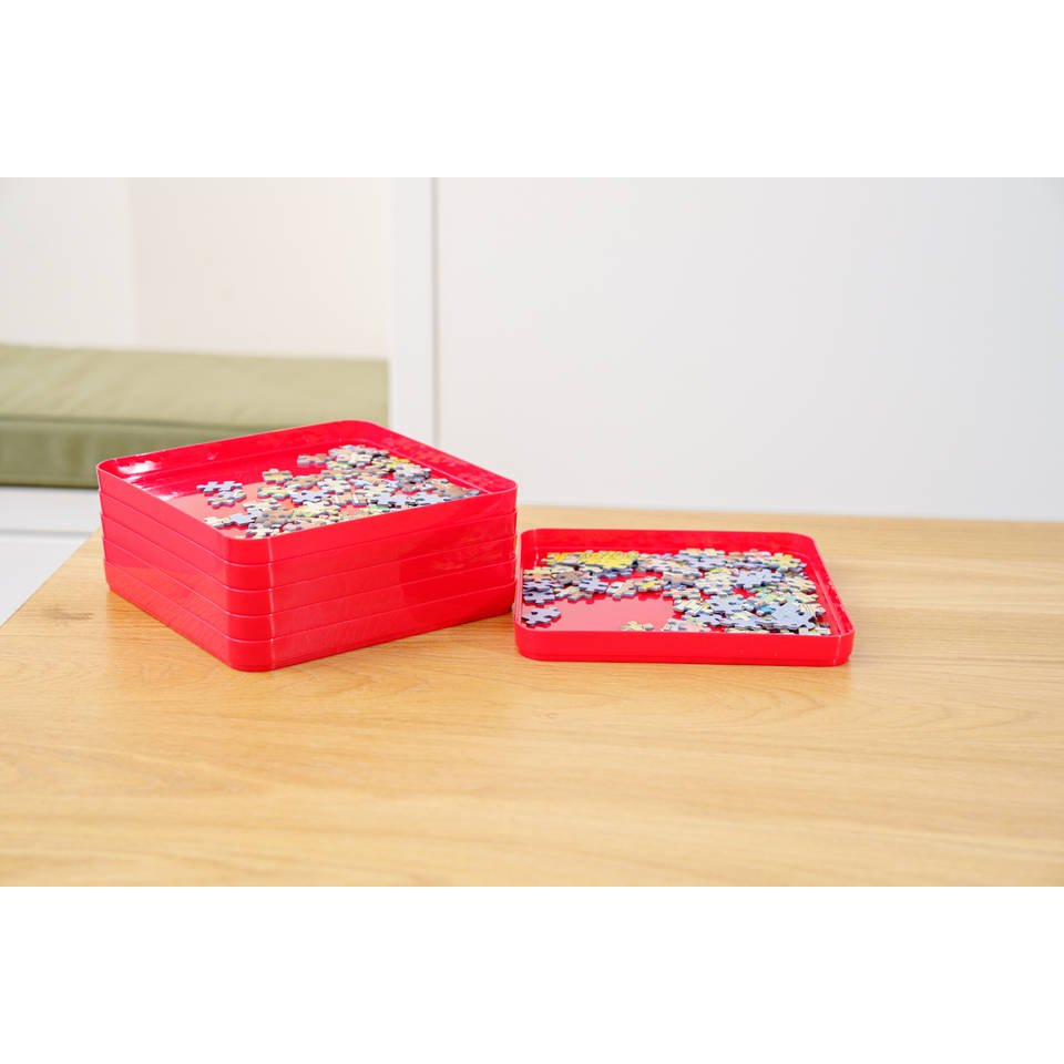 Puzzel sorteerbakjes