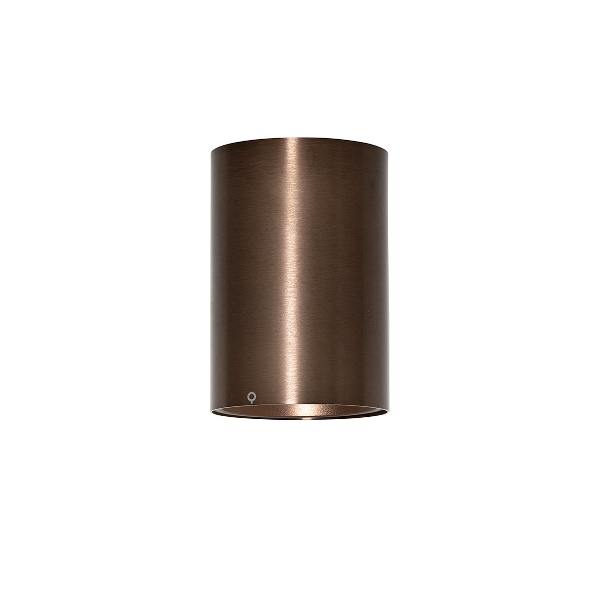 Moderne opbouwspot donkerbrons GU10 50mm - Deep