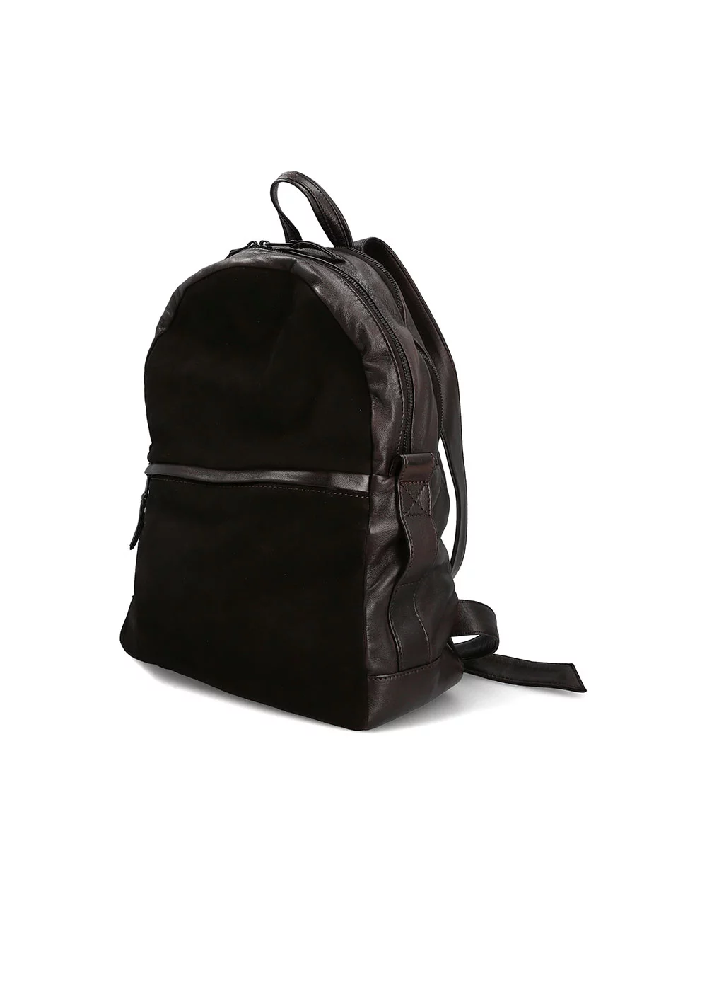 SAC A DOS GASPARD VELOURS MARRON