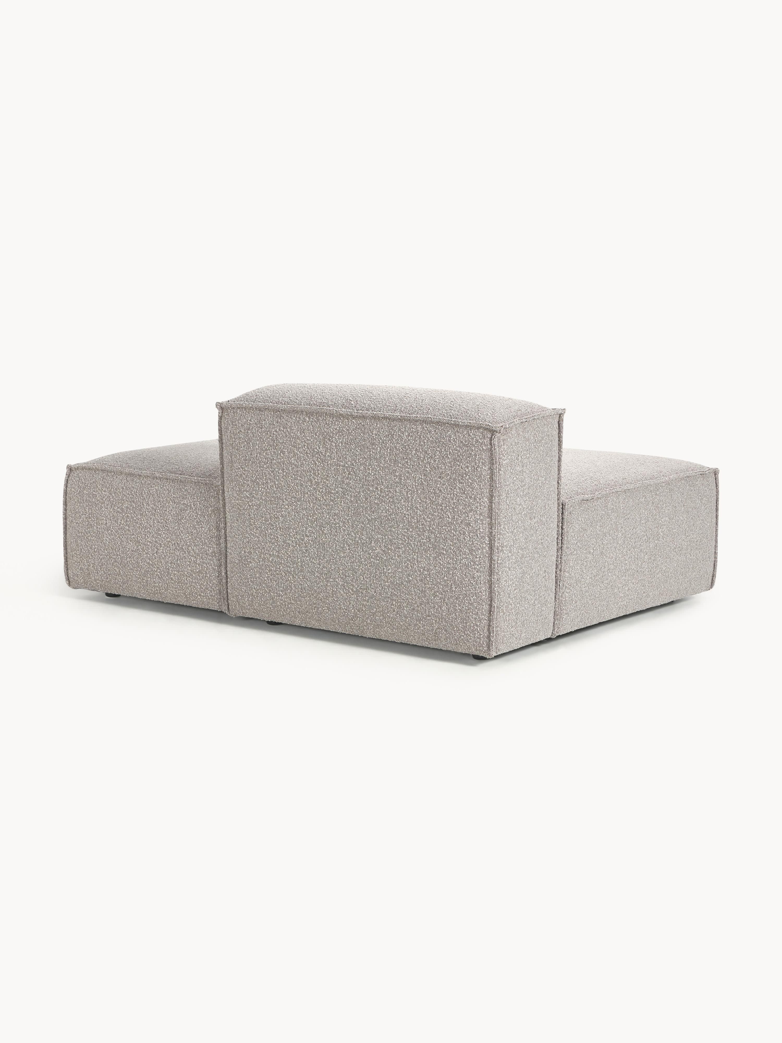 Chaise longue module Lennon van bouclé
