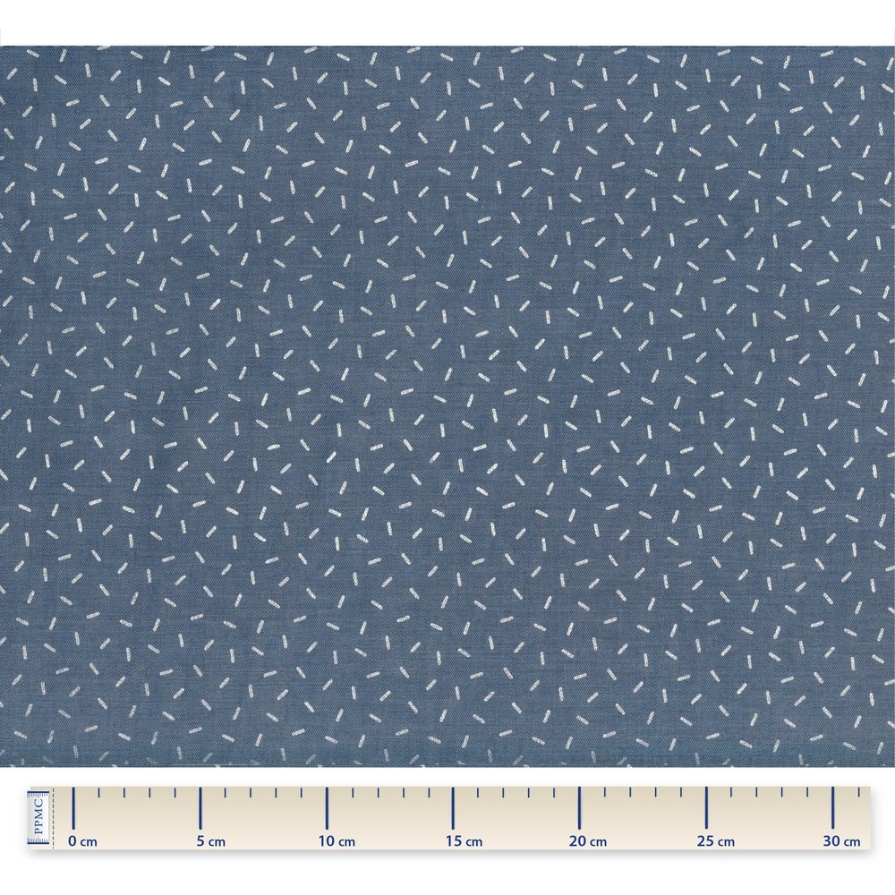 Coupon Tissu 50 Cm Paille Argent Jean