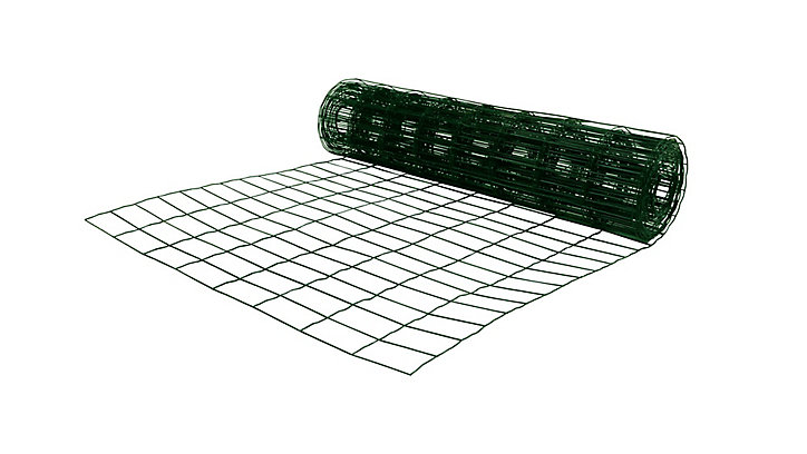 Bordure grillage maille 50 x 100 mm vert 10 x h.0,8 m