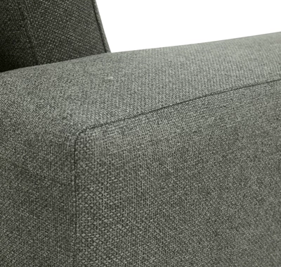 Remus højrevendt sofa med pufafslutning