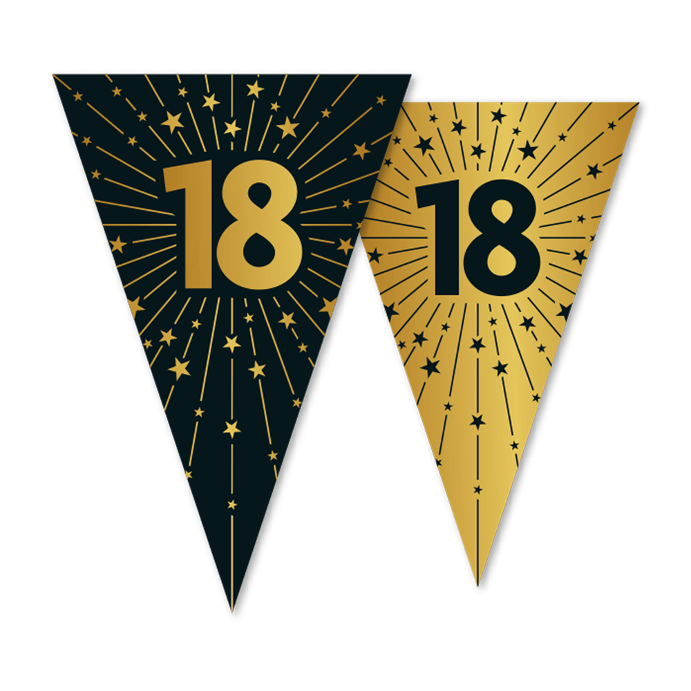 18 Jaar Slinger Goud Zwart 10m