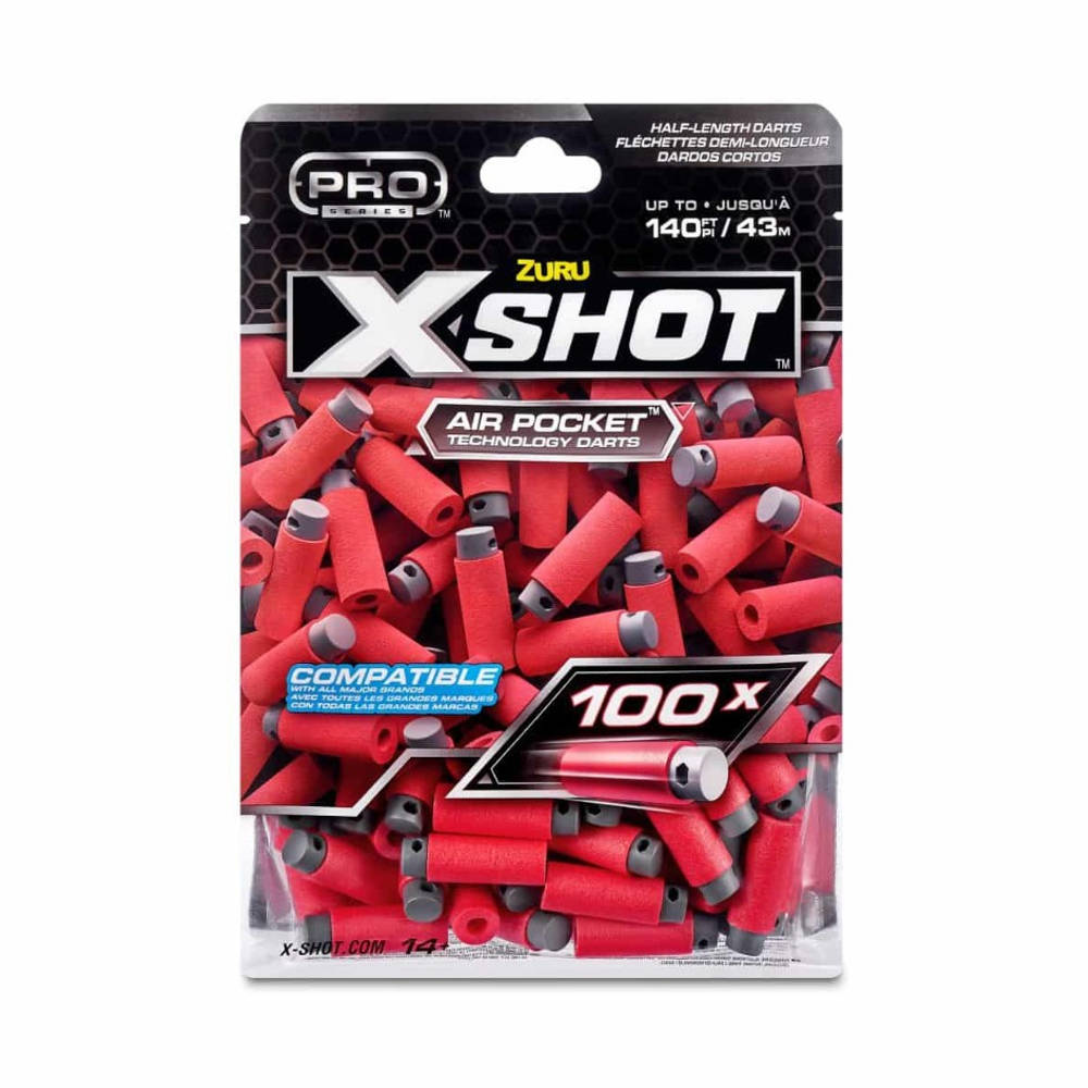 XSHOT Pro Air Pocket Technology darts - 100 stuks