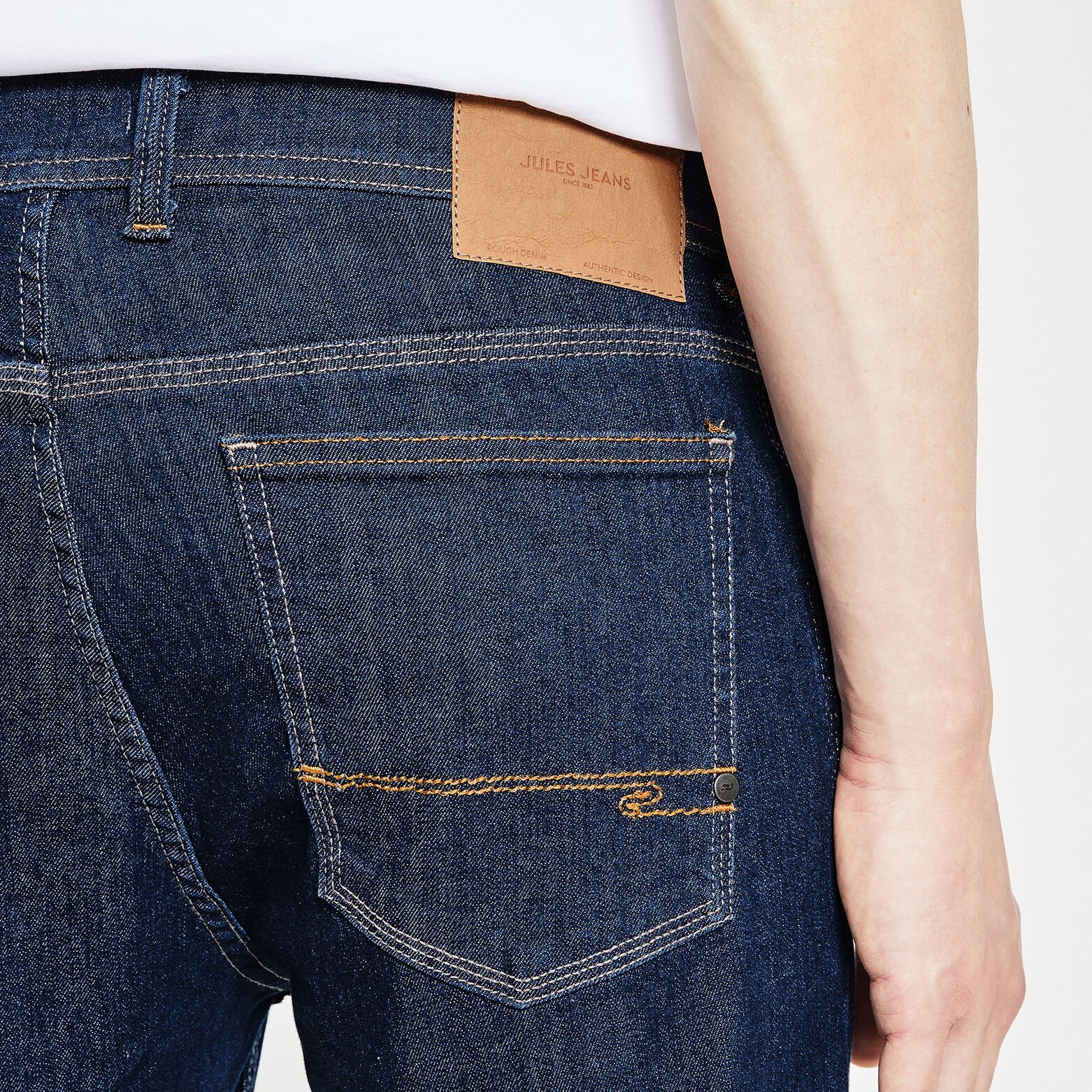 Jean straight cinq neuf édition n°2 Made in France Bleu