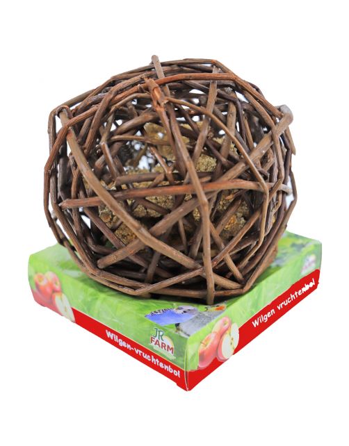 Jr Farm Wilgen Vruchtenbol - Vogelspeelgoed - 15 x 15 x 15 cm 135 g