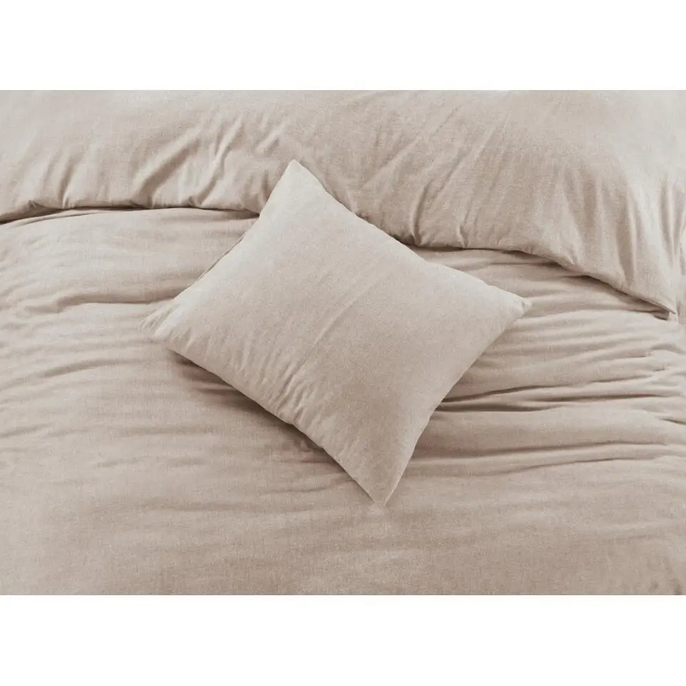 Papillon dekbedovertrek Brienz flanel - 240x200/220cm - Taupe