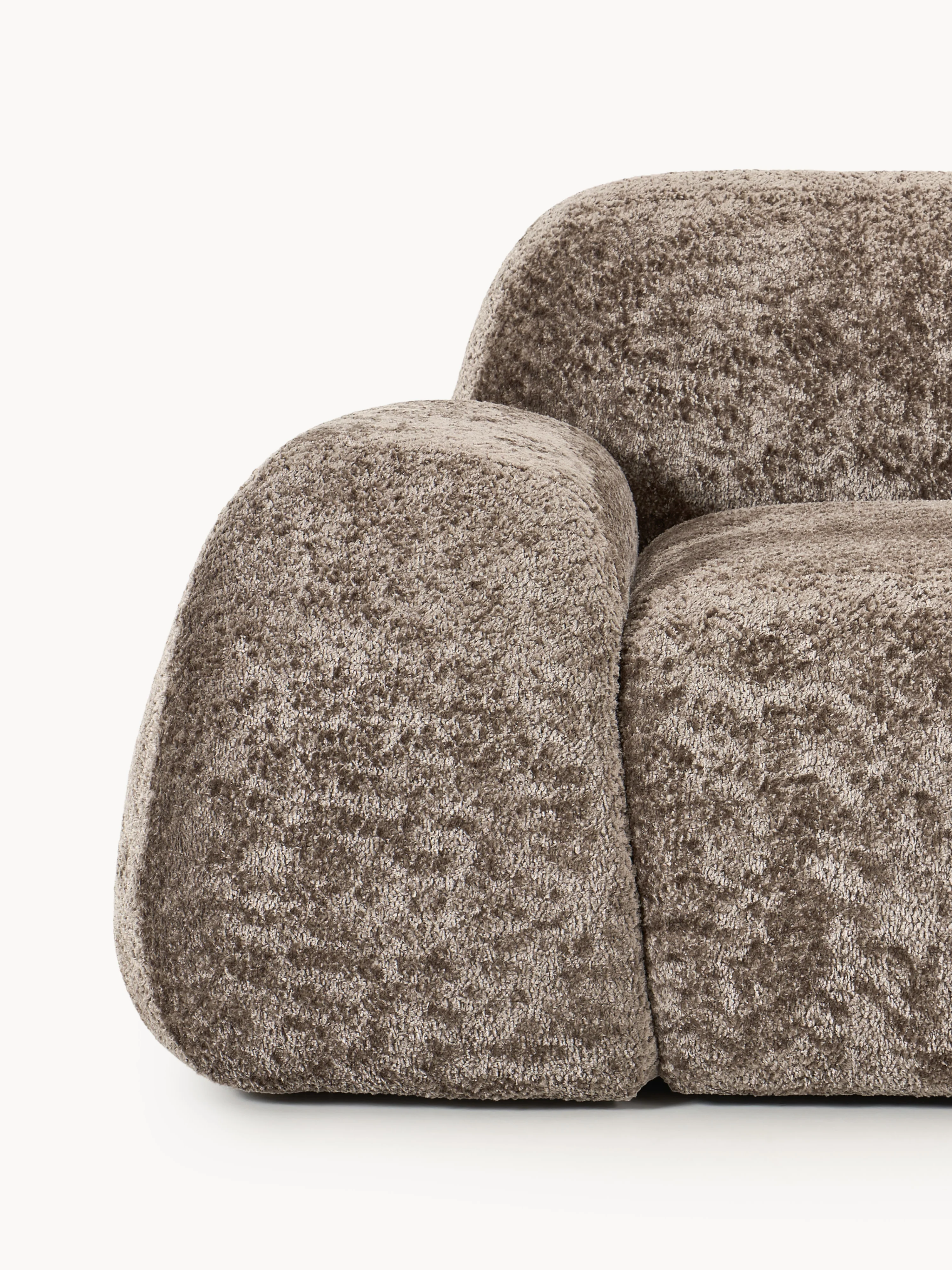 Loungefauteuil Wolke van teddy-bouclé