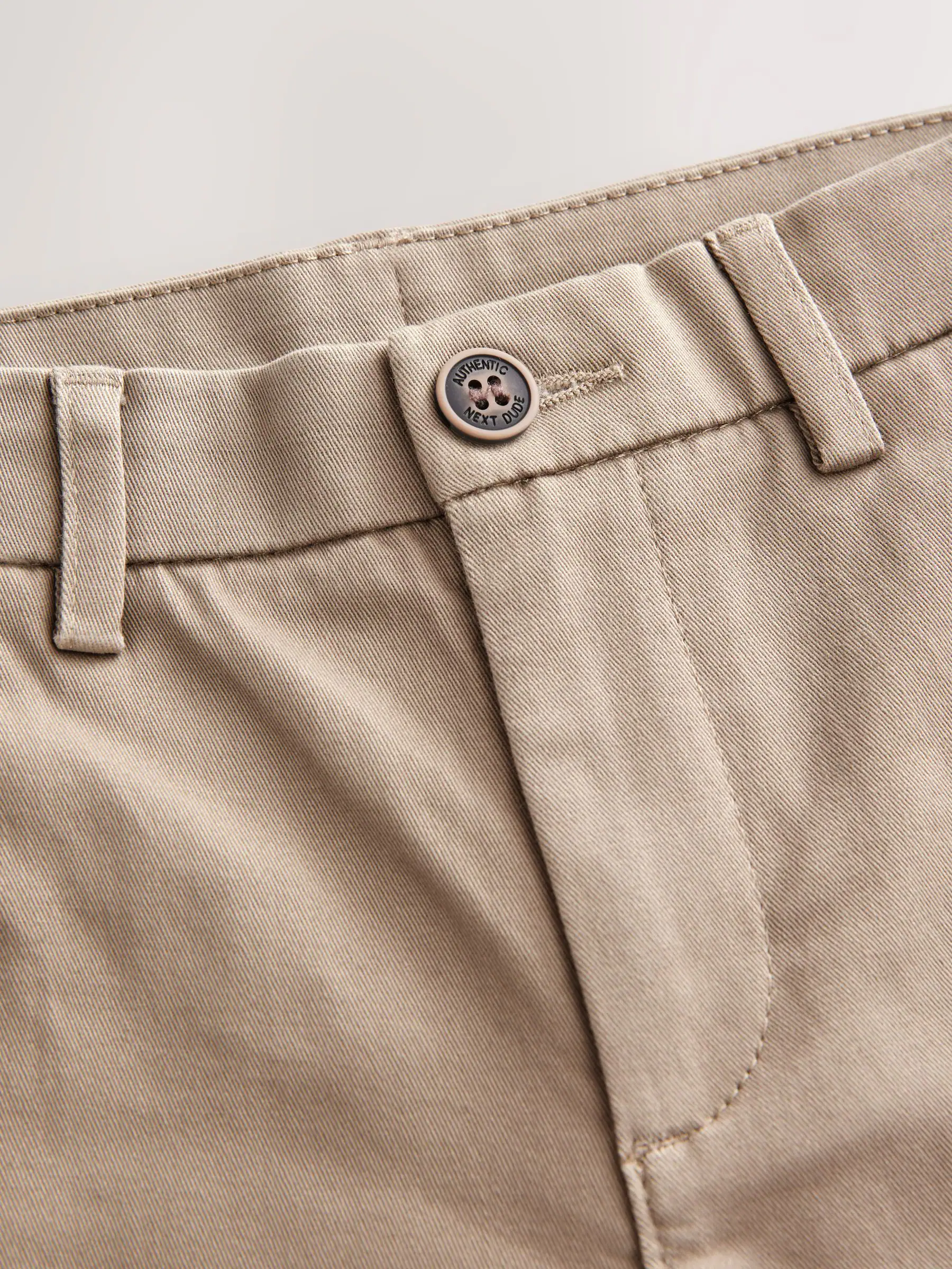 Pastelgeel - Stretchy chino's (3-17jr)