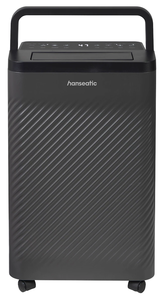 Hanseatic Luftentfeuchter »Hanseatic 12L, 2in1 Entfeuchtung & Luftreinigung« Entfeuchtung 12 l/Tag Tank 3 für Räume bis 24m², 3L Wassertank