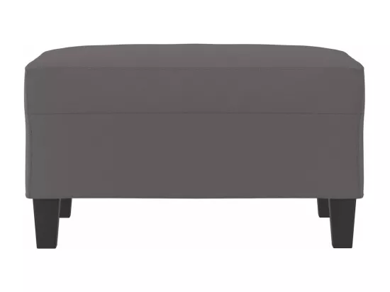 Repose-pied Gris 70x55x41 cm Similicuir
