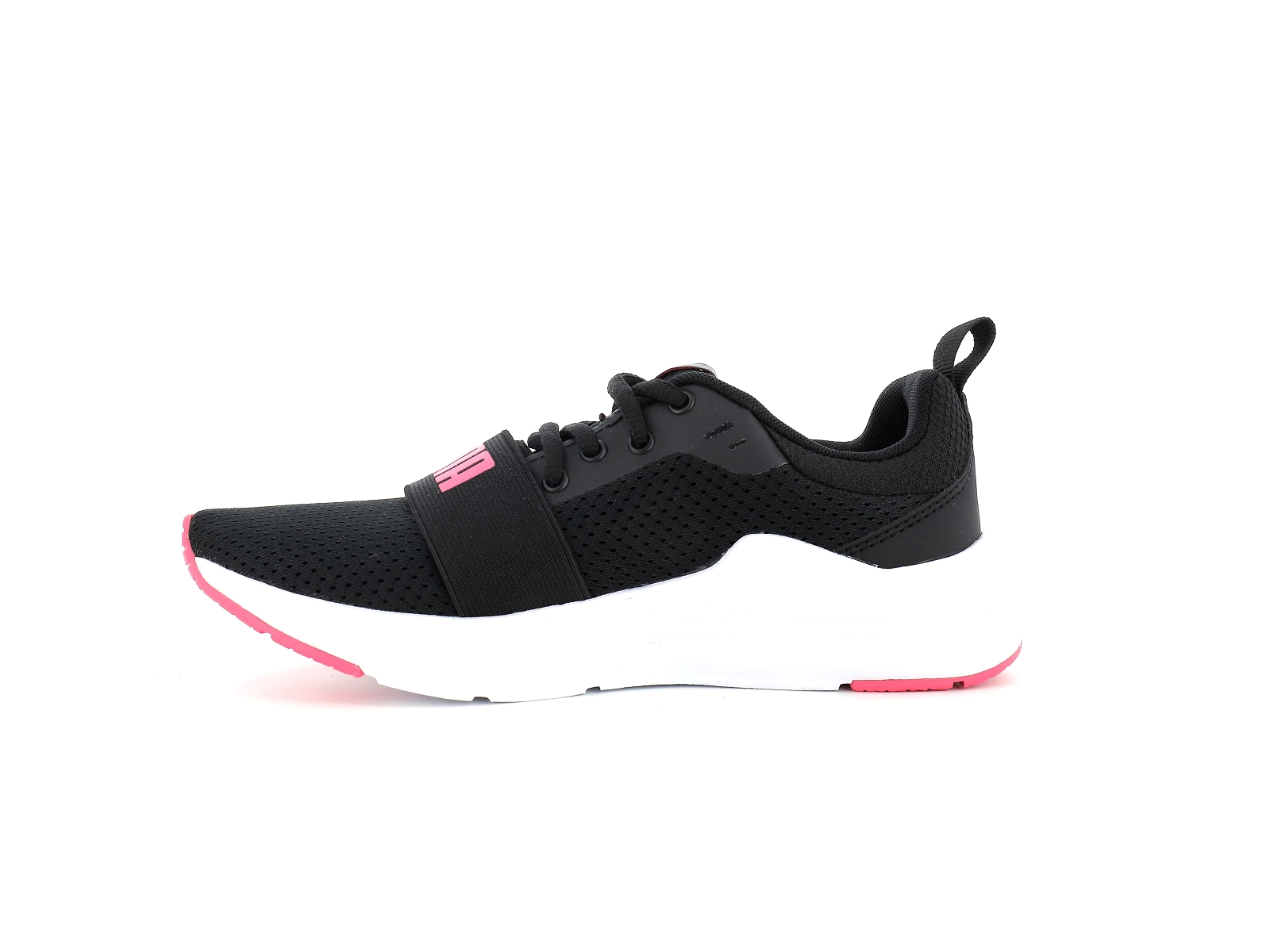 Puma-374214 Matières combinées Noir Rose