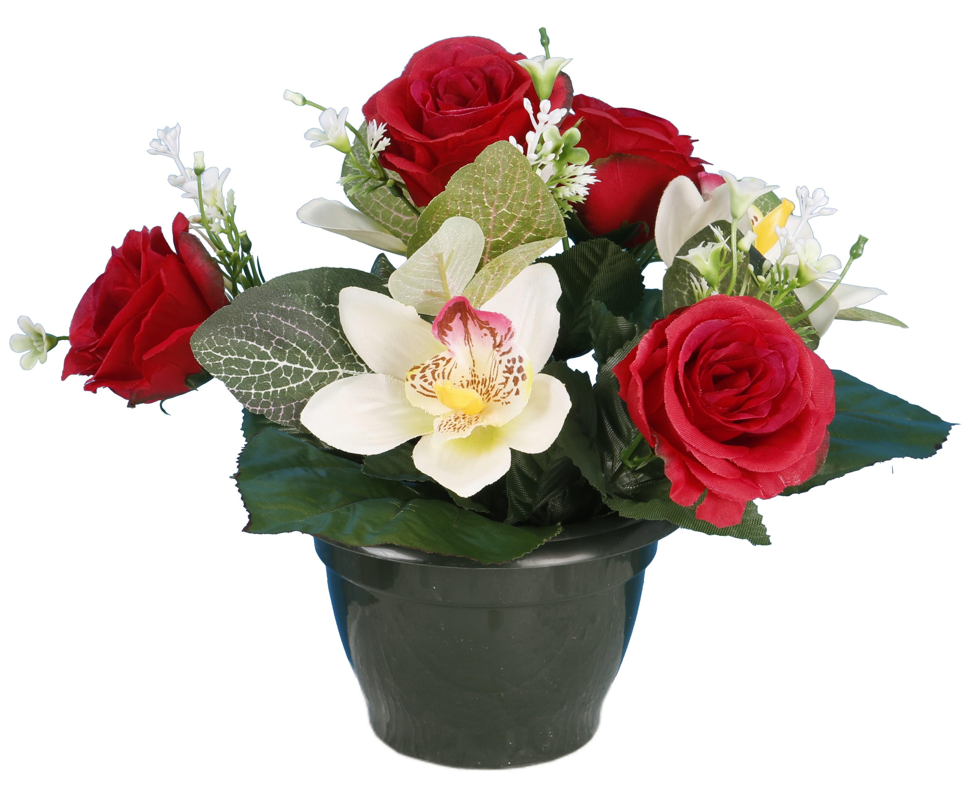 POT ROSES ORCHIDEES