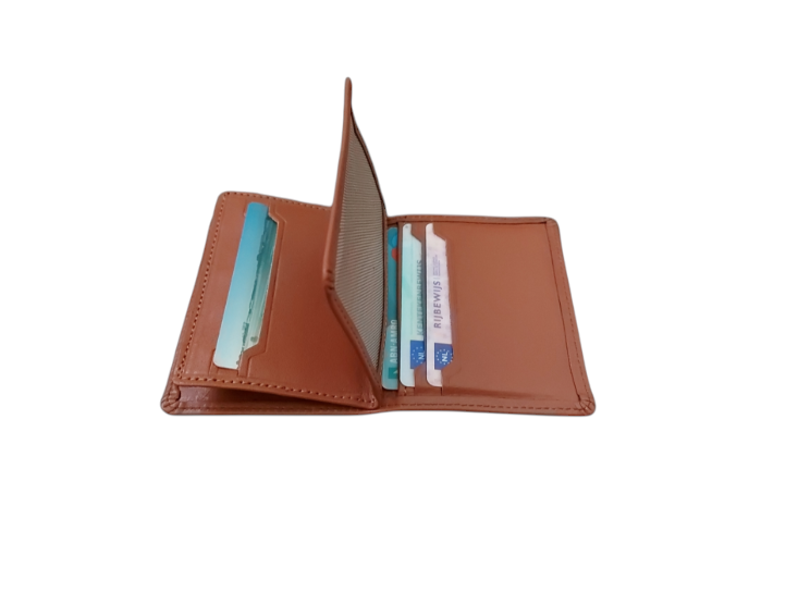 Cadeauset – Leren Kaarthouder & Sleutelhanger Zwart