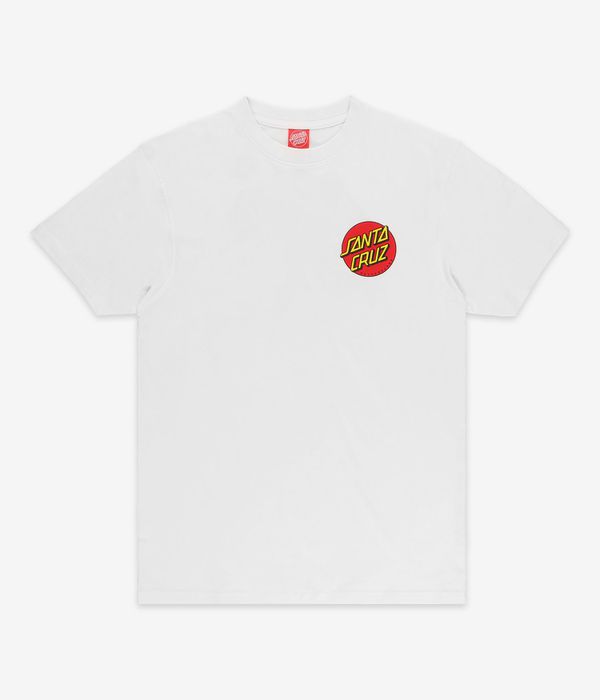 Santa Cruz Classic Dot Chest T-Shirt (white)