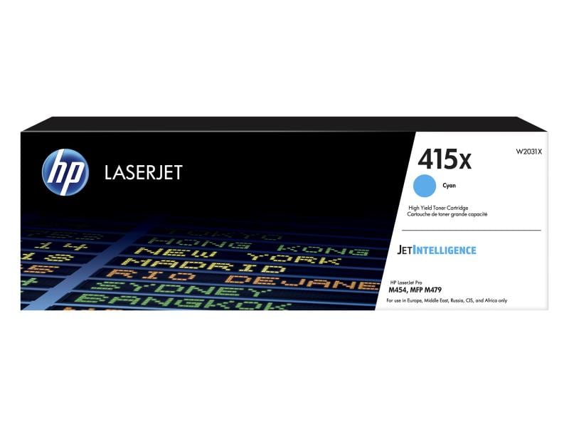 HP Toner Nr. 415X (W2031X) Cyan Tonerkartusche