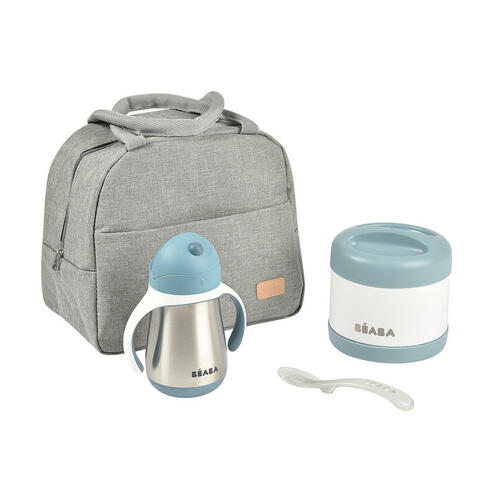 Set repas On-the-go Windy Blue - BEABA