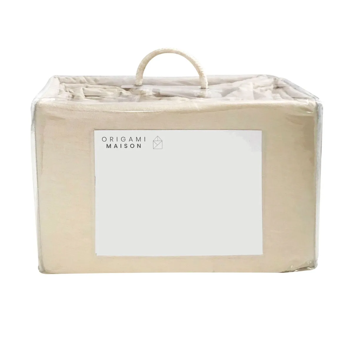 Origami Maison Ensemble Draps Flanelle Lit Simple - Avoine